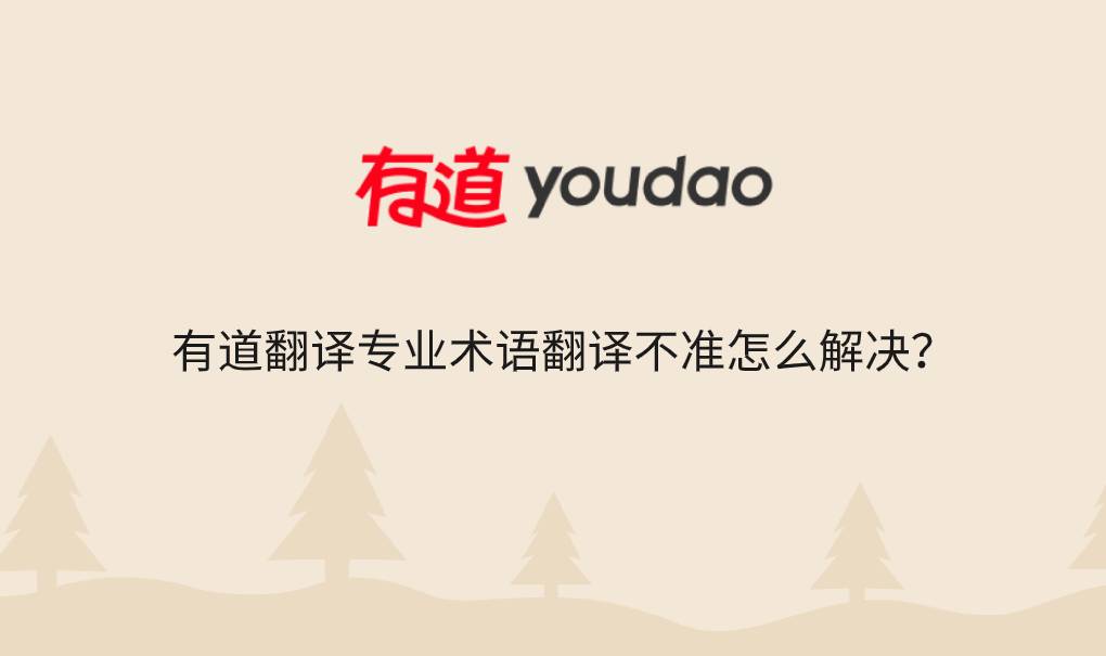 有道翻译专业术语翻译不准怎么解决？