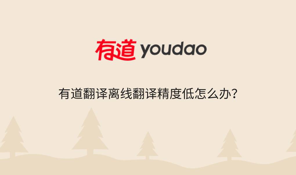 有道翻译离线翻译精度低怎么办？